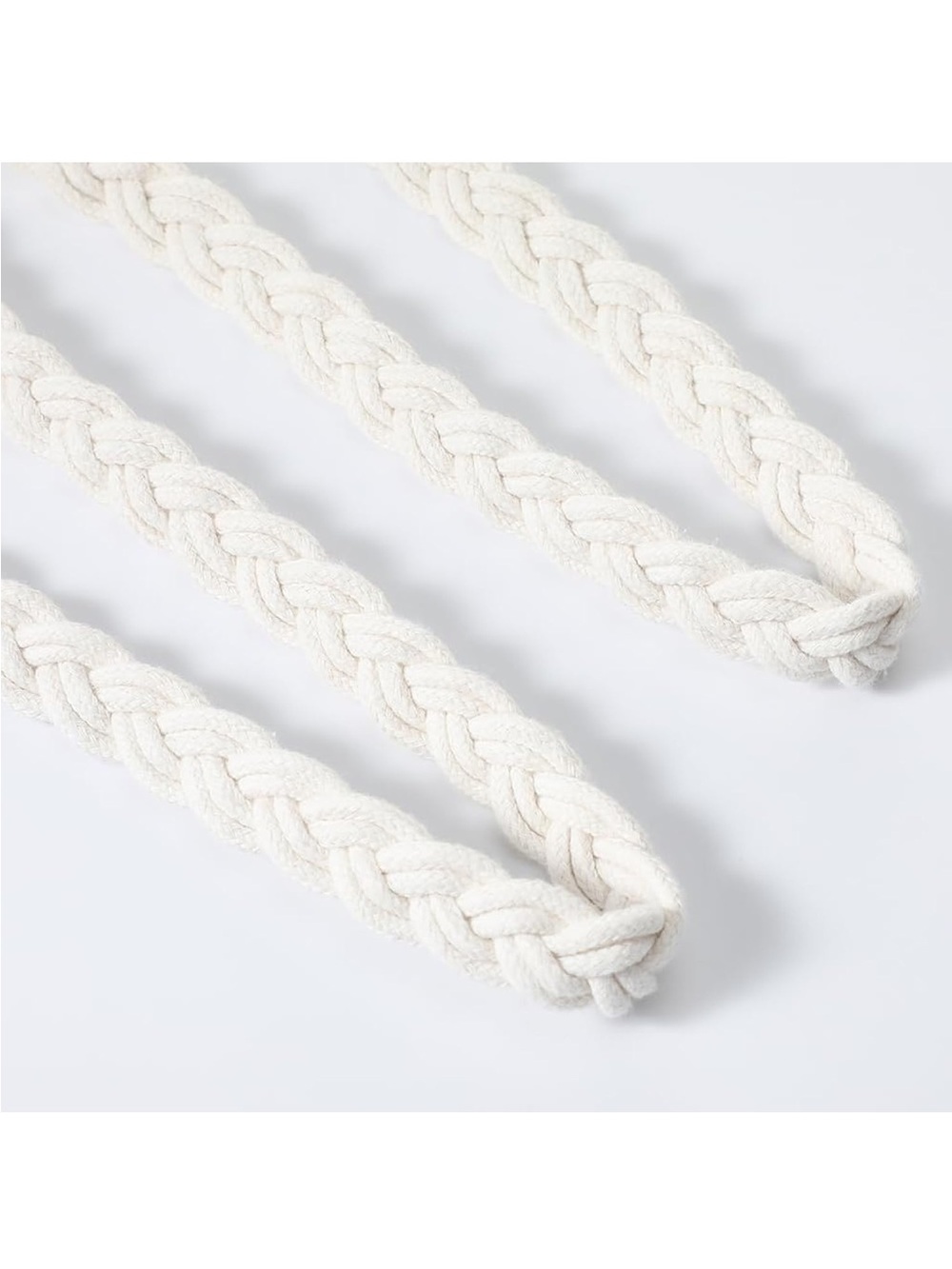 White Crochet Drawstring Mini Bag - Picture 8 of 8